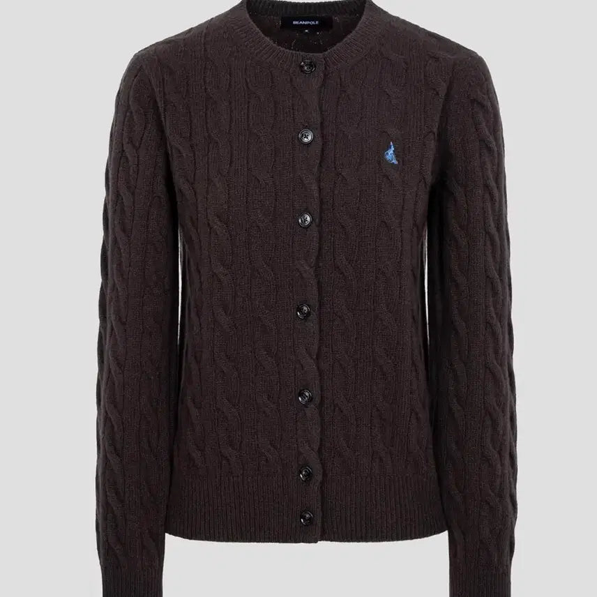 [BUNJANG] Beanpole Ladies Brown Cardigan M Size / 빈폴 레이디스 브라운 가디건