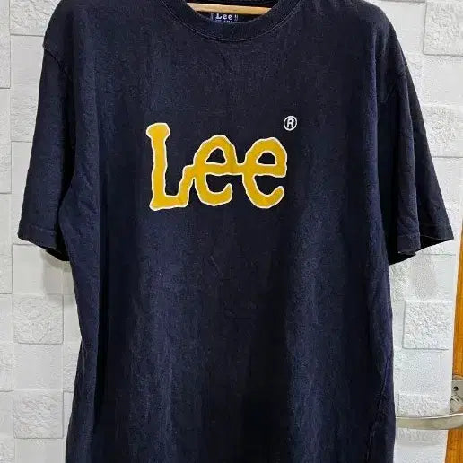 [BUNJANG] LEE Navy Short Sleeve T-Shirt L / (R)LEE 리 반팔티 네이비 L