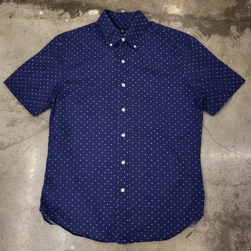 [BUNJANG] Polo Ralph Lauren Polka Dot Short Sleeve Shirt / 미국 빈티지 폴로랄프로렌 도트 땡땡이 반팔셔츠