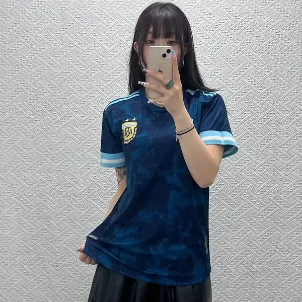 [BUNJANG] Adidas Old School Retro Argentina Jersey T-Shirt M / 아디다스 올드스쿨 레트로 아르헨티나 져지 반팔티 M C13148