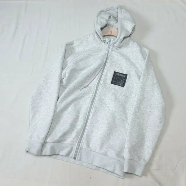 [BUNJANG] Adidas Melange Zip-Up Hoodie / 아디다스 후드집업 멜란지
