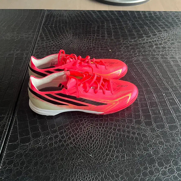 [BUNJANG] Adidas F50 Pro TF Soccer Cleats Solar Turbo / Core Black / 아디다스 F50 프로 터프화 솔라 터보 / 코어 블랙