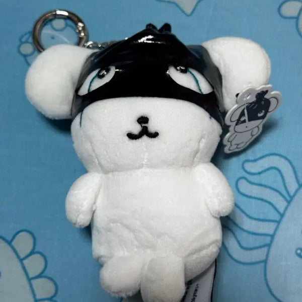 [BUNJANG] Fakemask Ganadi Whitey Doll Keychain / 복면 가나디 하양이 인형 키링