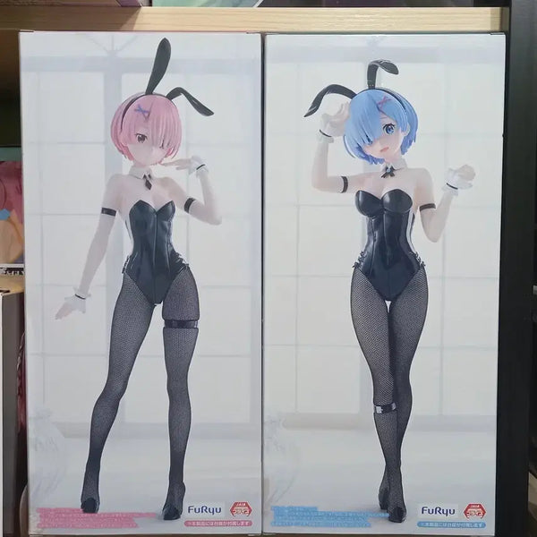 [BUNJANG] Bicute Rem Ram Bicolor Bunny Girl Set (Sealed) / 미개봉)리제로 렘 람 bicute 바니 바니걸 bicolor 바이컬러 세트