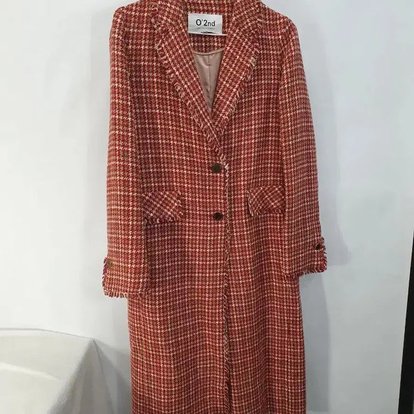 [BUNJANG] Ozseconde Checked Coat / 오즈세컨 체크 코트 0
