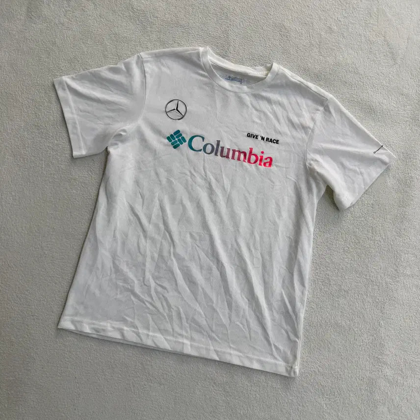 [BUNJANG] Columbia Benz Give N Race Short Sleeve T-Shirt / M 컬럼비아 벤츠 기브앤레이스 반팔티 0511T