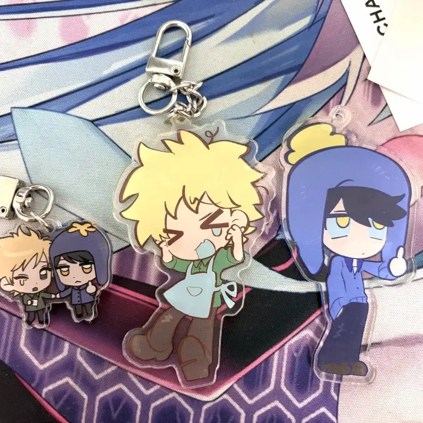 [BUNJANG] South Park Craig & Tweek Keychains / 사우스파크 크레이그 트윅 비공굿 키링