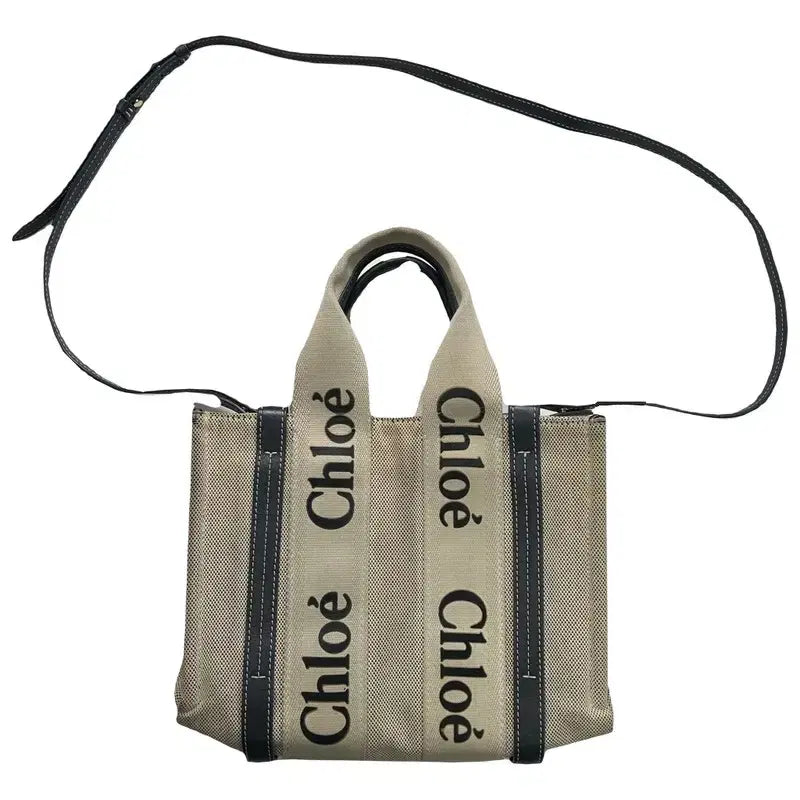 [BUNJANG] Chloe Women's Small Woody Tote Bag / CHLOE Woman's Samll Woody Tote bag