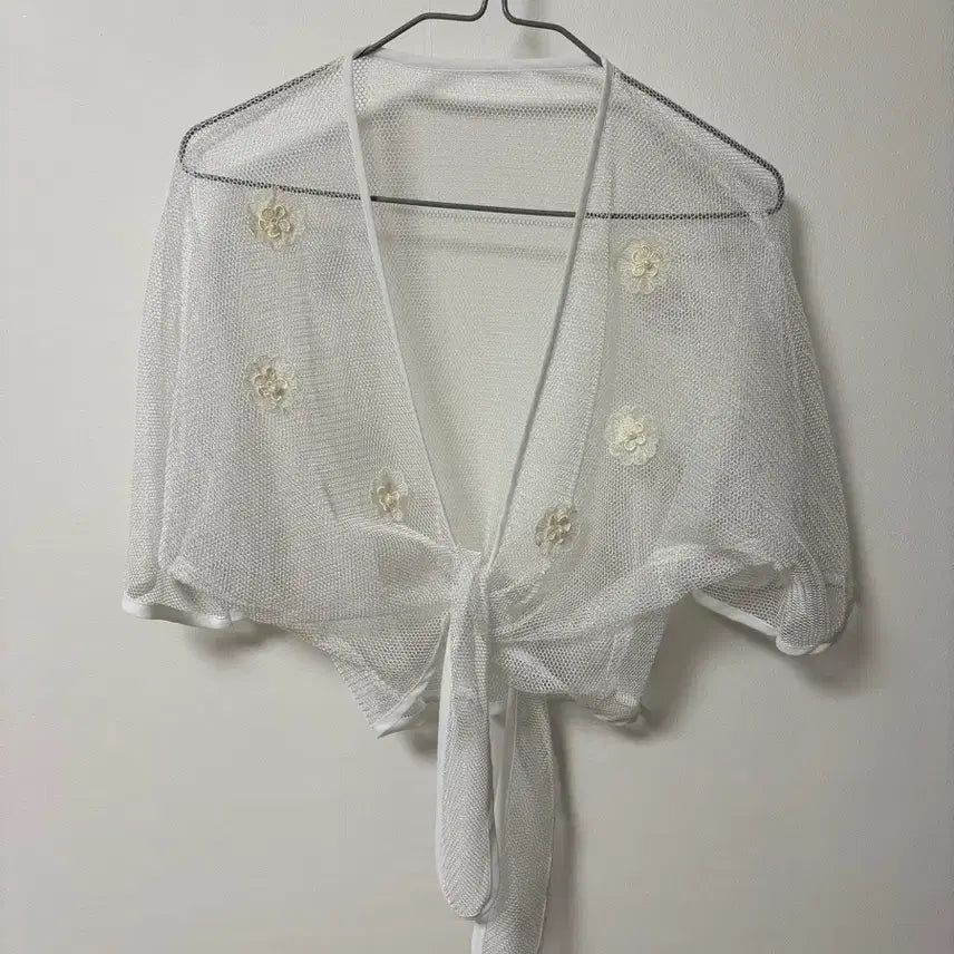[BUNJANG] Vintage Lace Bustier Top White / 빈티지 레이스 뷔스티에 탑 화이트