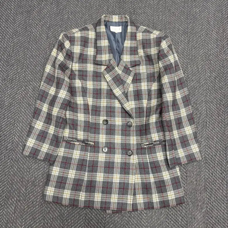 [BUNJANG] Blancheur Check Wool Blazer v5066 / Blancheur 체크 울 블레이저 v5066