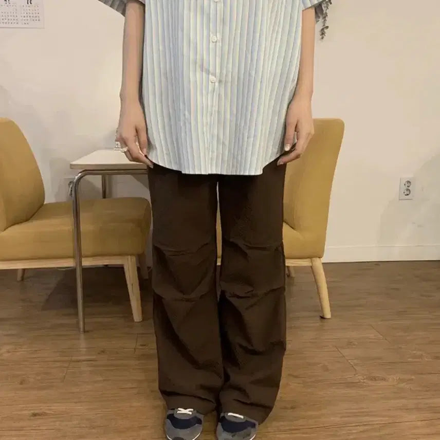 [BUNJANG] How Are You String Pants Brown / 하우유 스트링 팬츠