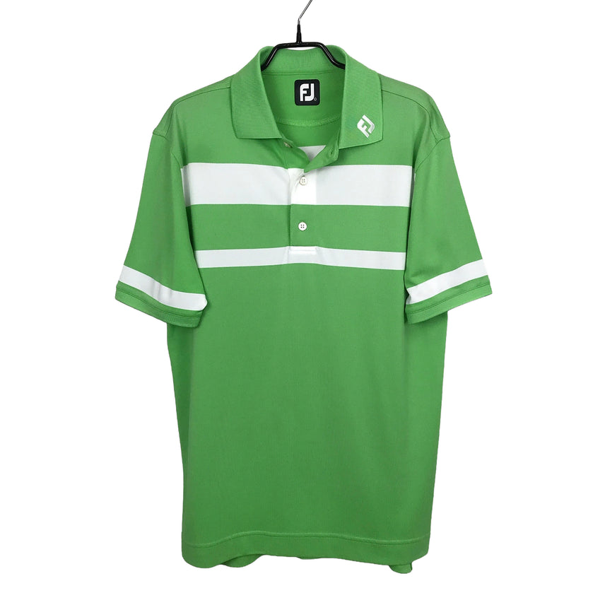 [BUNJANG] FootJoy Men's Golf Short Sleeve Polo Shirt (Green, Size L / 100) / 풋조이  Foot Joy 골프 반팔 카라티셔츠 남성L (100)