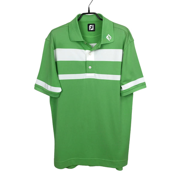 [BUNJANG] FootJoy Men's Golf Short Sleeve Polo Shirt (Green, Size L / 100) / 풋조이  Foot Joy 골프 반팔 카라티셔츠 남성L (100)