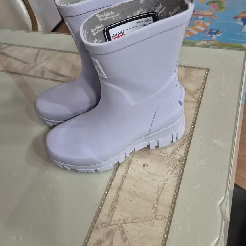 [BUNJANG] Rockfish Weatherwear Rain Boots Lavender / 록피쉬 웨더웨어 레인부츠 연보라