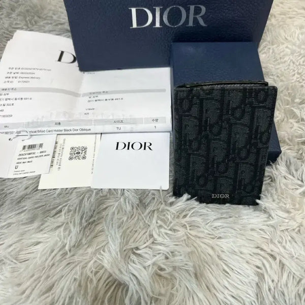 [BUNJANG] Dior Dior Oblique Card Holder Black / 디올 오블리크 카드지갑