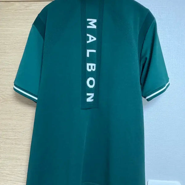 [BUNJANG] Malbon 25SS Authentic Collar T-shirt Green L / 말본 25ss 정품카라티