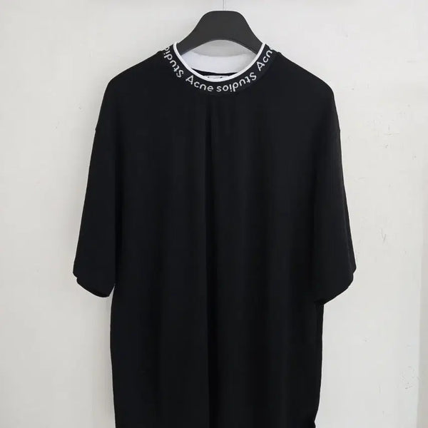 [BUNJANG] Acne Studios Viscose Nylon Elastane Short Sleeve T-Shirt L Black / 아크네스튜디오 반팔 티셔츠