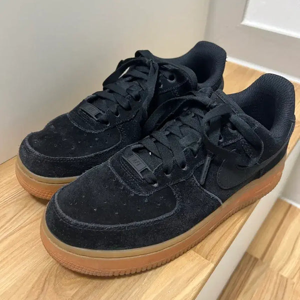 [BUNJANG] Nike Air Force Suede Black / 나이키 에어포스 스웨이드