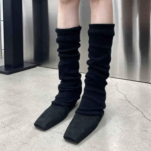 [BUNJANG] Rick Owens Over The Knee Leather Socks Boots Size 36.5 / 릭오웬스 오버 더 니 레더 삭스 부츠