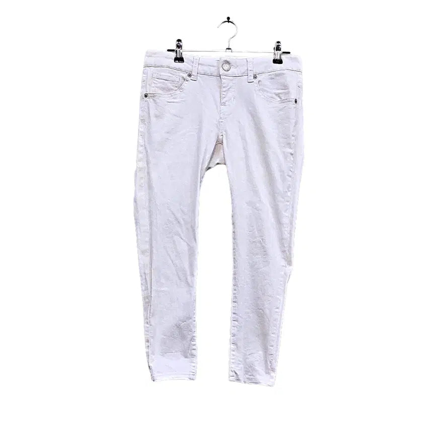 [BUNJANG] Guess Women's Slim Fit Slacks White Size 27 / 게스 여성 청순한 슬림핏 슬랙스 27 화이트 43472