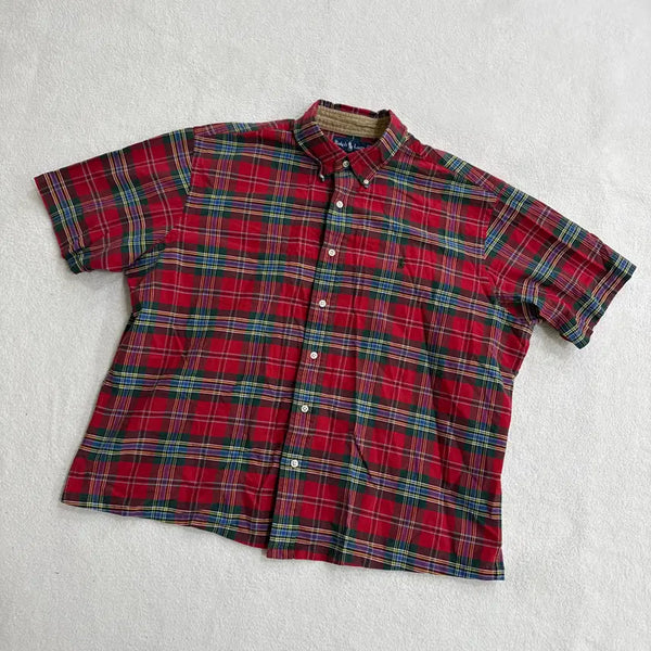 [BUNJANG] Polo Ralph Lauren Tartan Check Shirt XL / XL 폴로랄프로렌 타탄 체크셔츠 0511T