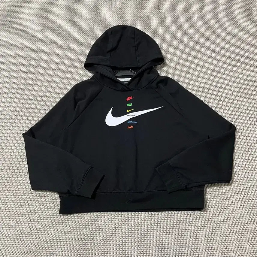 [BUNJANG] Nike Swoosh Crop Women's Hoodie / M 나이키 스우시 크롭 여성 후드티 B.6926