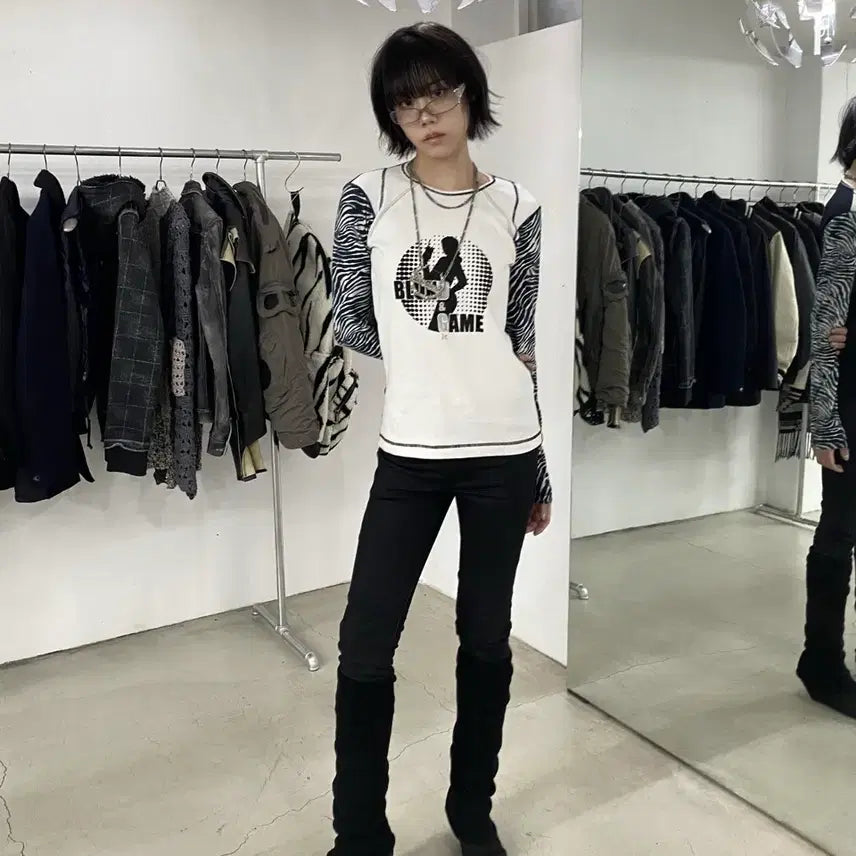 [BUNJANG] Dolce & Gabbana D&G BLOND&GAME 2000s Junior Sleeve Slim Fit Shirt / 돌체앤가바나 D&G BLOND&GAME 슬리브