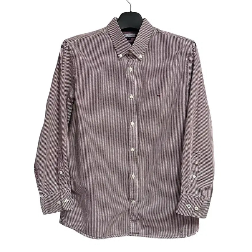 [BUNJANG] Tommy Hilfiger Striped Cotton Shirt XL / 타미힐피거 스트라이프 코튼 셔츠 XL