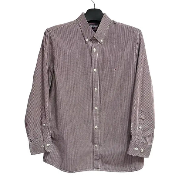 [BUNJANG] Tommy Hilfiger Striped Cotton Shirt XL / 타미힐피거 스트라이프 코튼 셔츠 XL