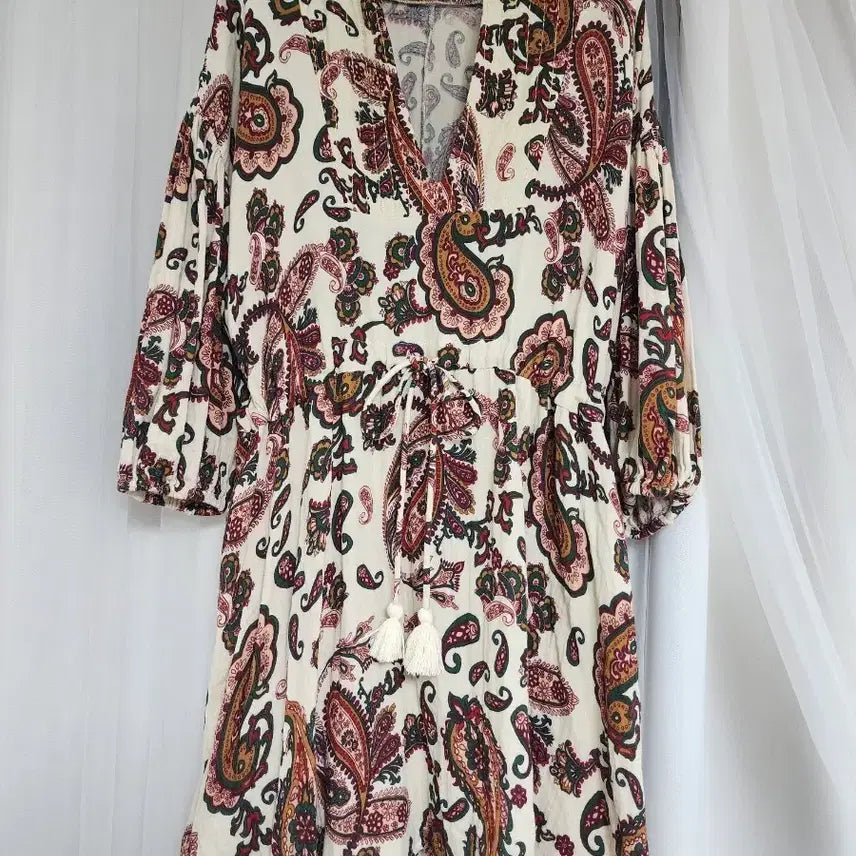 [BUNJANG] ZARA Paisley Pattern Dress / ZARA 페이즐리 패턴 원피스