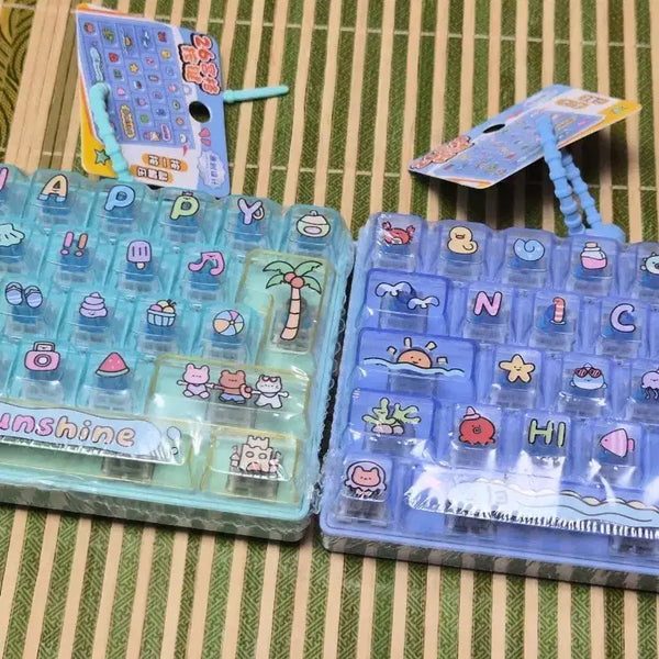 [BUNJANG] New Giant Keycap Set - Summer Ocean Design / 신상) 대왕 키캡 새제품