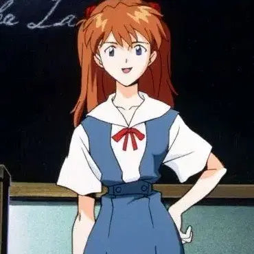 [BUNJANG] Asuka Langley School Uniform Cosplay Full Set / (반택,끼택포) 풀셋 아스카 랑그레이 교복 코스프레