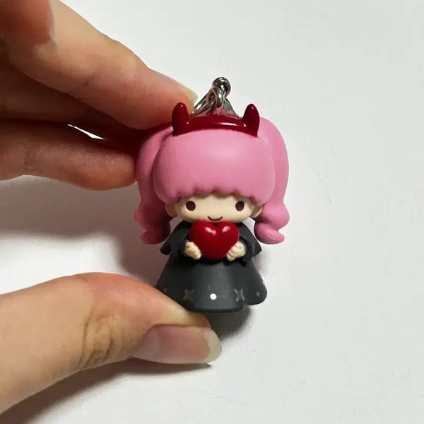 [BUNJANG] Sanrio Heart Devil Gacha Keychain Lala / 교환가능)산리오 하트의 악마 가챠 키링 라라