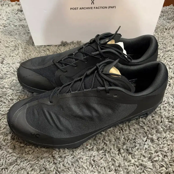 [BUNJANG] On Running x Post Archive Faction Cloudventure Peak All Black / 온 러닝 x 포스트 아카이브 팩션 (파프) 클라우드벤쳐 피크 올 블랙 265mm