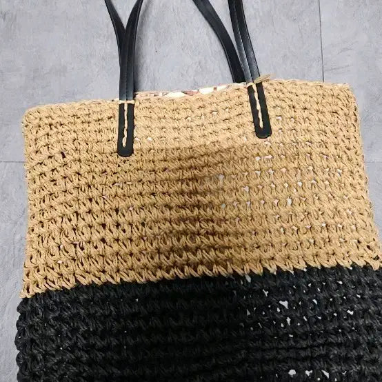 [BUNJANG] Lee Sang Bong Rattan Shoulder Tote Bag / 이상봉 라탄백 숄더백 토트백