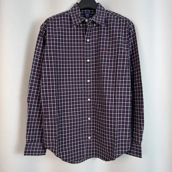 [BUNJANG] Polo Ralph Lauren Checkered Shirt / b989) 폴로랄프로렌 체크 셔츠