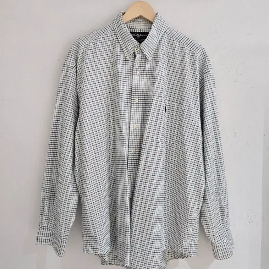 [BUNJANG] Polo Ralph Lauren Check Big Shirt / 폴로 랄프 로렌 체크 빅 셔츠