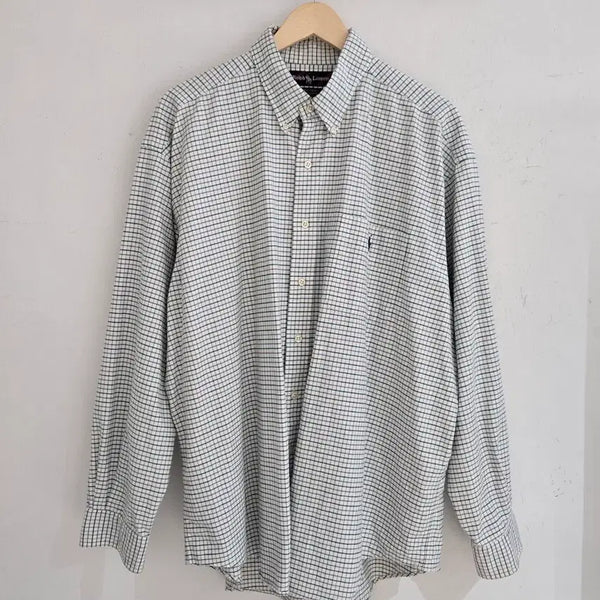 [BUNJANG] Polo Ralph Lauren Check Big Shirt / 폴로 랄프 로렌 체크 빅 셔츠