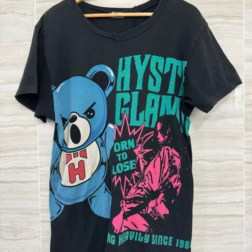 [BUNJANG] Hysteric Glamour Character Bear Shirt / 히스테릭 글래머 캐릭터 베어 셔츠