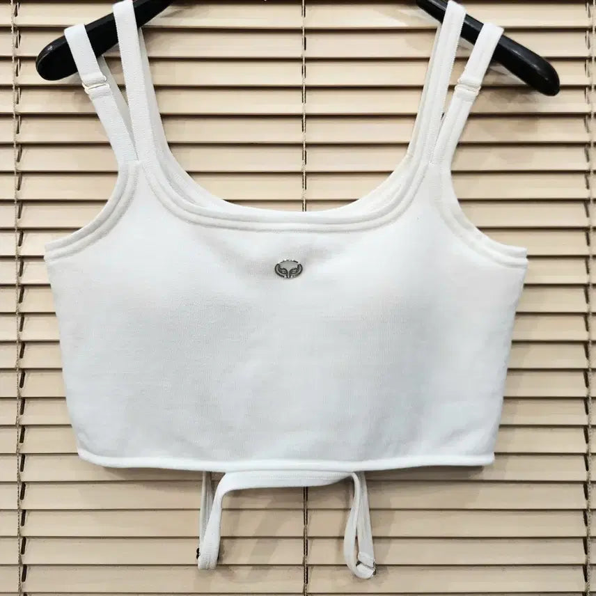 [BUNJANG] LALAFOX White Crop Tank Top - Size S / (새상품)라라폭스 화이트 크롭 브라탑S