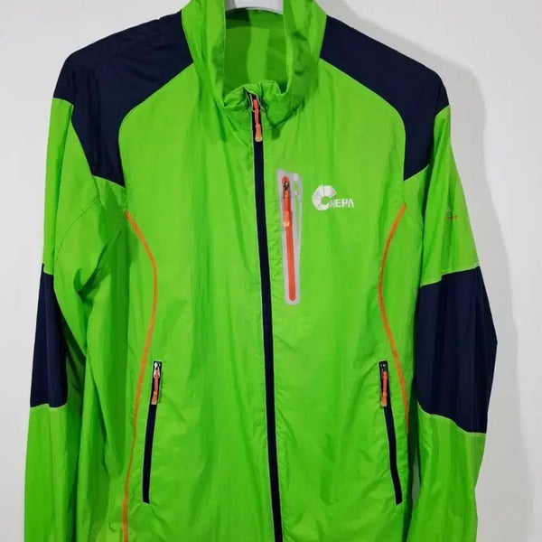 [BUNJANG] Nepa Windbreaker Navy/Fluorescent Size 105 / 네파 바람막이 남색/형광