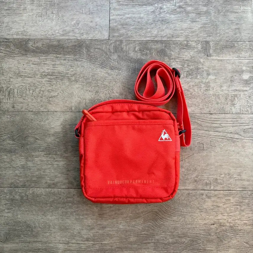 [BUNJANG] Le Coq Sportif Red Crossbody Bag / 르꼬끄 스포르뜨 빨간색 크로스백