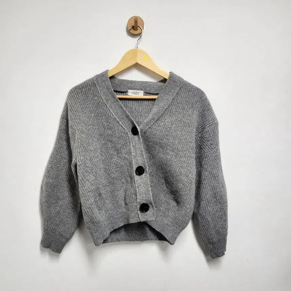 [BUNJANG] Studio Tomboy Grey Cardigan / [Free] 스튜디오 톰보이 그레이 가디건