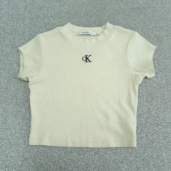[BUNJANG] Calvin Klein 22SS XS White Cotton T-Shirt / XS 22ss 캘빈클라인 반팔 티 | 0716B31