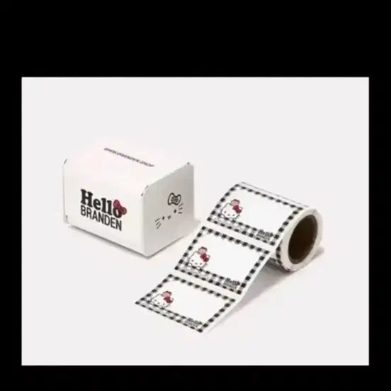 [BUNJANG] Brandon Hello Kitty Name Pocket Memo Roll Sticker Limited Edition / 브랜든 헬로키티 네임 포켓 메모롤 스티커 한정판