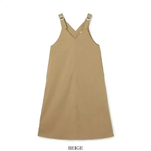 [BUNJANG] Dan-Ton One-piece Dress Beige Size 36 / 단톤 원피스 새상품 36사이즈 베이지