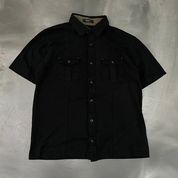[BUNJANG] Comme Ça ISM Two Pocket Work Half Shirt / 꼼사이즘 투포켓 워크 하프 셔츠 y18479