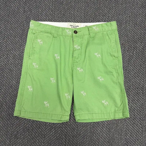[BUNJANG] Abercrombie & Fitch Embroidered Pattern Shorts / 아베크롬비앤피치 자수패턴 쇼츠 v5072
