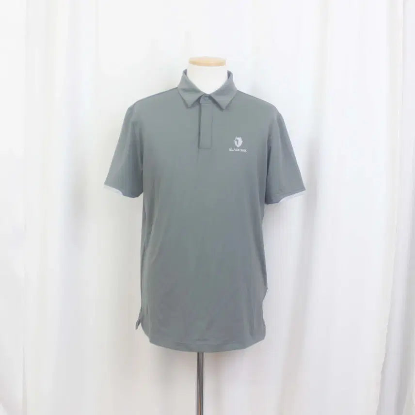 [BUNJANG] Blackyak Men's Outdoor Short Sleeve Polo Shirt Dark Green (Size 100) / [정품] 블랙야크 남성 아웃도어 반팔 카라 티셔츠 (100) 상상샵