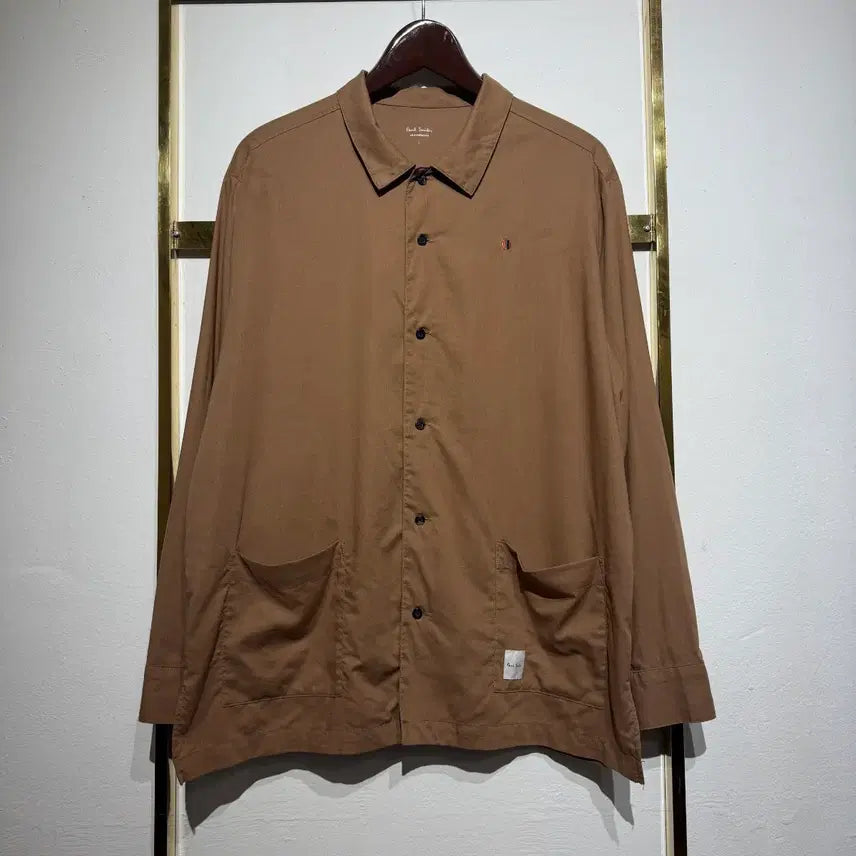 [BUNJANG] Paul Smith Loungewear Overshirt Jacket - Brown, Size L / Paul Smith 폴 스미스 라운지웨어 오버셔츠 자켓 L